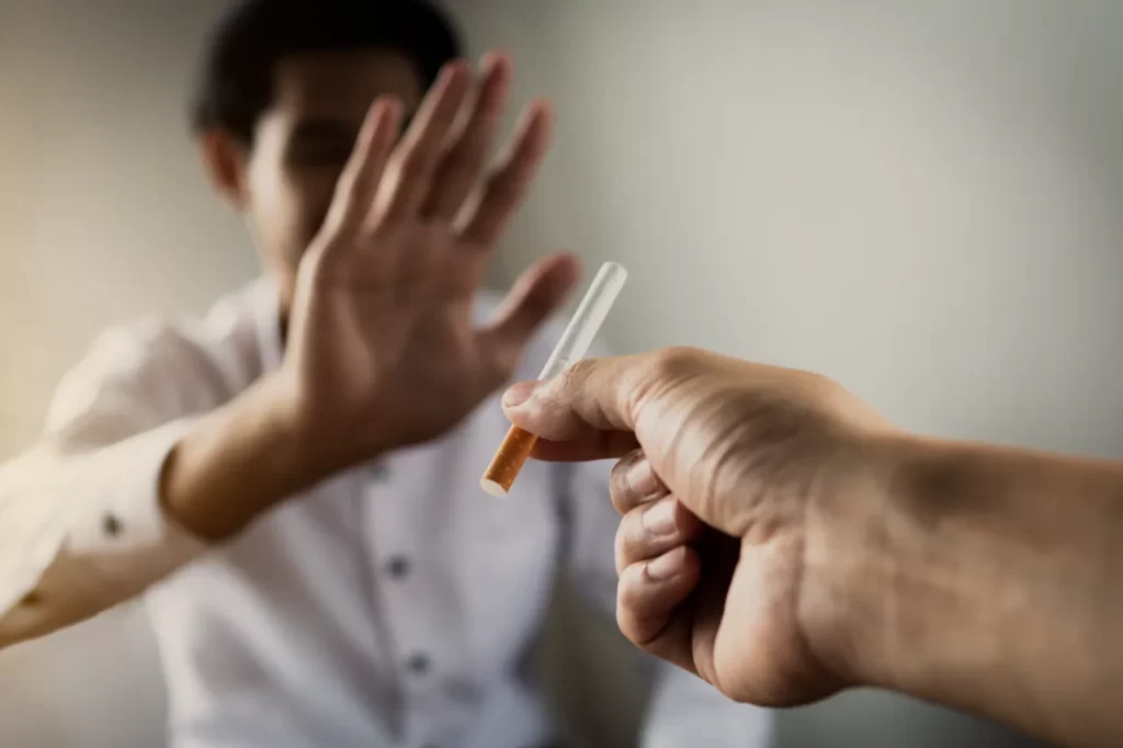 world no tobacco day in may stop smoking concept utc